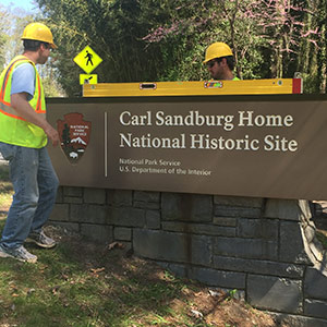 Carl Sandburg Install